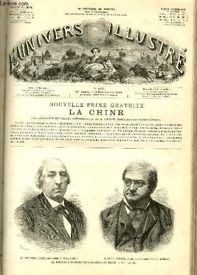 L'UNIVERS ILLUSTRE - VINGT-SEPTIEME ANNEE N° 1538 Le congrès littéraire …