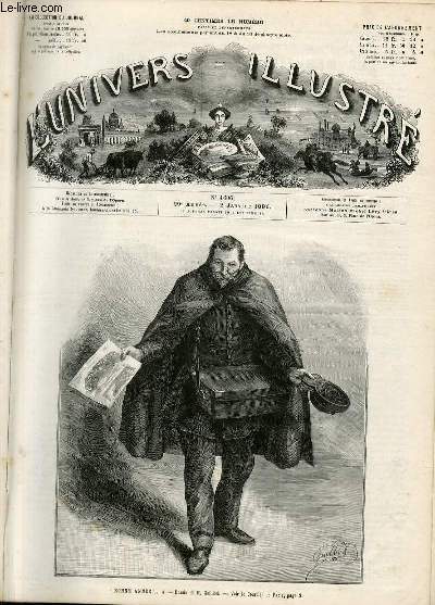 L'UNIVERS ILLUSTRE - VINGT-NEUVIEME ANNEE N° 1606 "Bonne année"