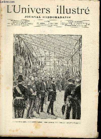 L'UNIVERS ILLUSTRE - TRENTE DEUXIEME ANNEE N° 1785 Le voyage …