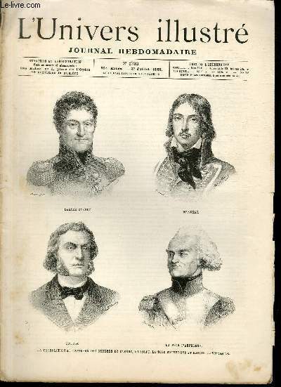 L'UNIVERS ILLUSTRE - TRENTE DEUXIEME ANNEE N° 1792 La translation …