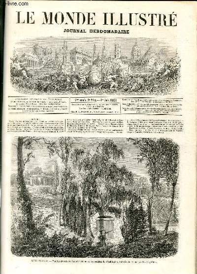 LE MONDE ILLUSTRE N°216 Mont-Vernon