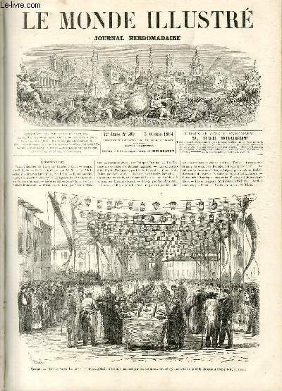 LE MONDE ILLUSTRE N°599 Venise - Fête de Saint-Laurent