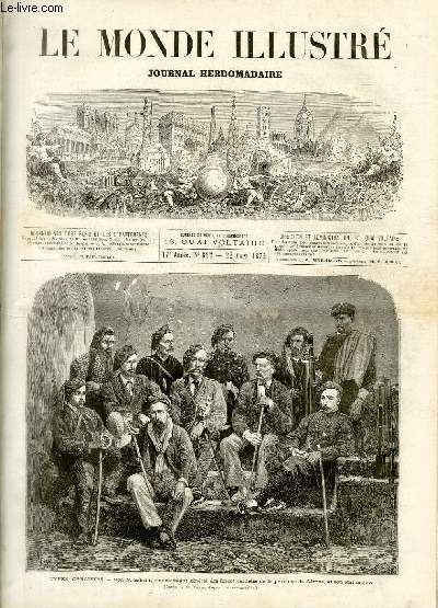 LE MONDE ILLUSTRE N°832 Types carlistes