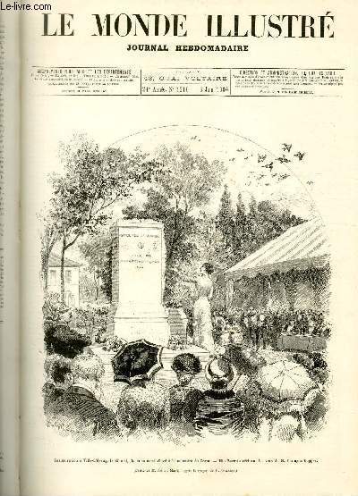 LE MONDE ILLUSTRE N°1210 Inauguration à Ville d'Avray, le 27 …