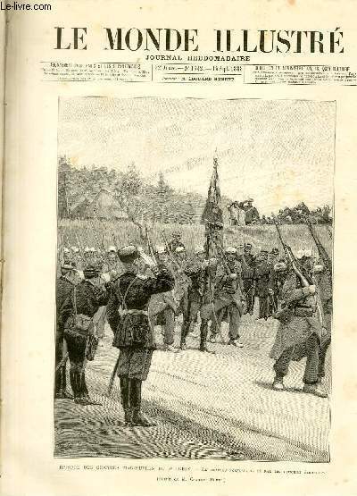 LE MONDE ILLUSTRE N°1642 Episode des grandes manoeuvres du 3e …