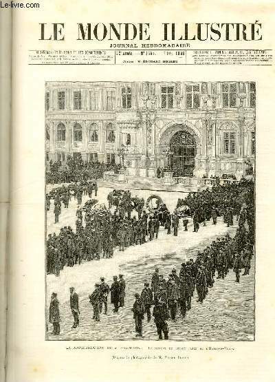 LE MONDE ILLUSTRE N°1654 La manifestation du 2 Décembre