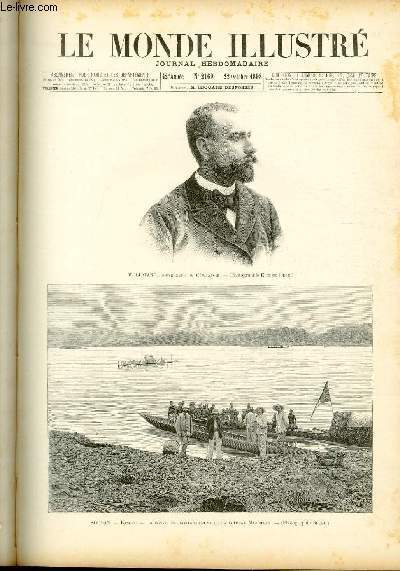 LE MONDE ILLUSTRE N°2169 M. Liotard, gouverneur de l'Oubanghi
