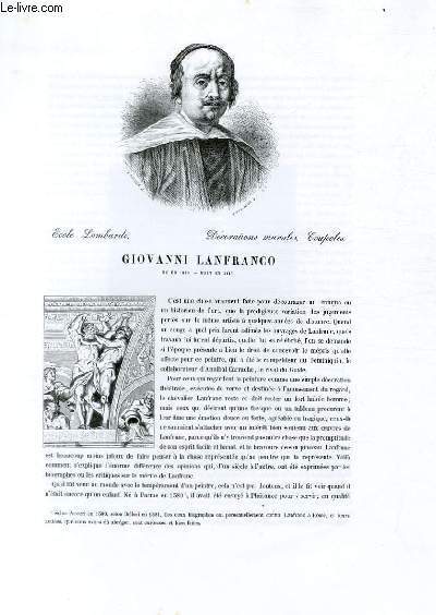 Biographie de Giovanni Lanfranco (né en 1580 - mort en …