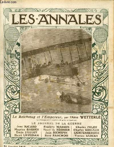 LES ANNALES POLITIQUES ET LITTERAIRES N° 1649