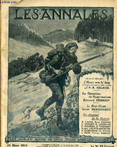 LES ANNALES POLITIQUES ET LITTERAIRES N° 1656 Les diables bleus …