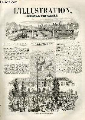 L'ILLUSTRATION JOURNAL UNIVERSEL N° 266 - Histoire de la semaine. …