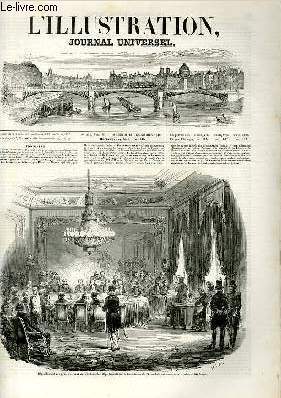 L'ILLUSTRATION JOURNAL UNIVERSEL N° 304- fistoire de la semaine. Dépouillement …