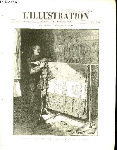 L'ILLUSTRATION JOURNAL UNIVERSEL N° 2922 - Gravures: le drapeau français …