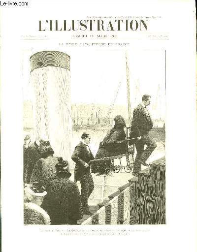 L'ILLUSTRATION JOURNAL UNIVERSEL N° 2925 - Gravures: la reine quittant …
