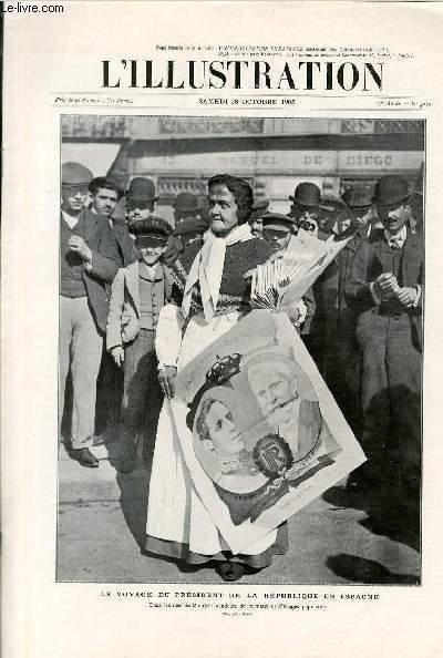 L'ILLUSTRATION JOURNAL UNIVERSEL N° 3270 - Gravures: le voyage du …