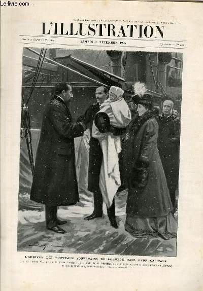 L'ILLUSTRATION JOURNAL UNIVERSEL N° 3276 - Gravures: l'arrivée des nouveaux …