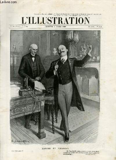 L'ILLUSTRATION JOURNAL UNIVERSEL N° 3445 - Gravures: Marine et Finances …