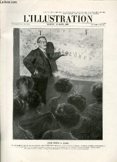 L'ILLUSTRATION JOURNAL UNIVERSEL N° 3446 - Gravures: Sven Hedin à …