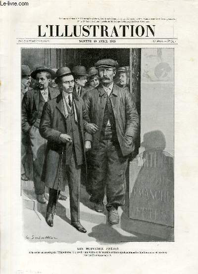 L'ILLUSTRATION JOURNAL UNIVERSEL N° 3450 - Gravures: les nouveaux frères …