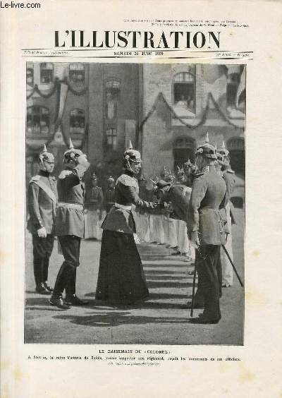 L'ILLUSTRATION JOURNAL UNIVERSEL N° 3461 - Gravures: le baiseman du …