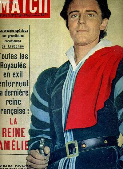 PARIS MATCH N° 143 - Gérard Philippe a trouvé l'amour …