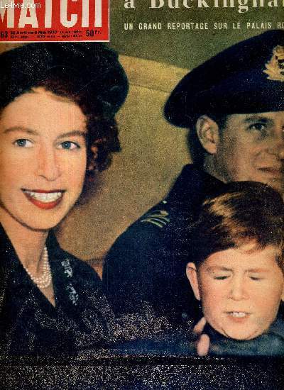 PARIS MATCH N° 163 - Elizabeth entre à Buckingham, un …