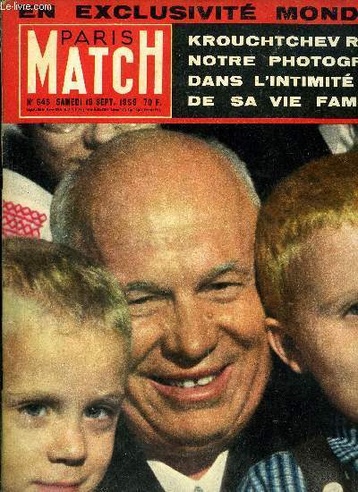 PARIS MATCH N° 545 - Chez Dumesnil 100 millions de …