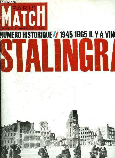 PARIS MATCH N° 824 - Churchill : c'était son adieu …