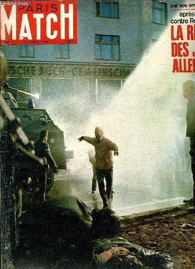 PARIS MATCH N° 994 - La révolte de la jeunesse, …