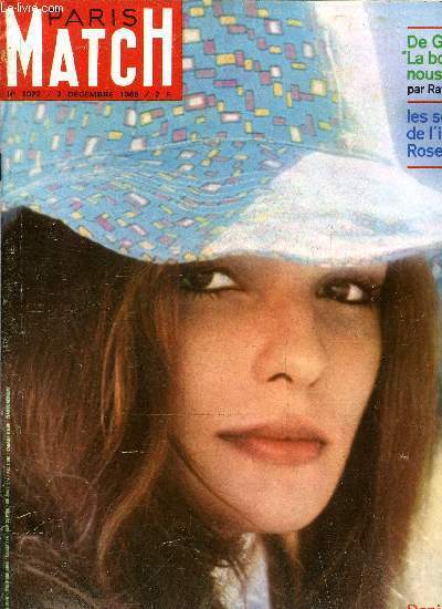 PARIS MATCH N° 1022 - Devant ses pairs gaullistes, Ortoli …