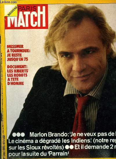 PARIS MATCH N° 1248 - Elle souriait depuis trois mille …