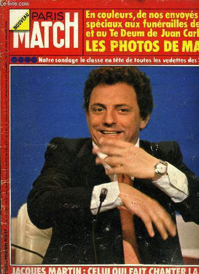 PARIS MATCH N° 1384 - Jacques Martin en tête de …