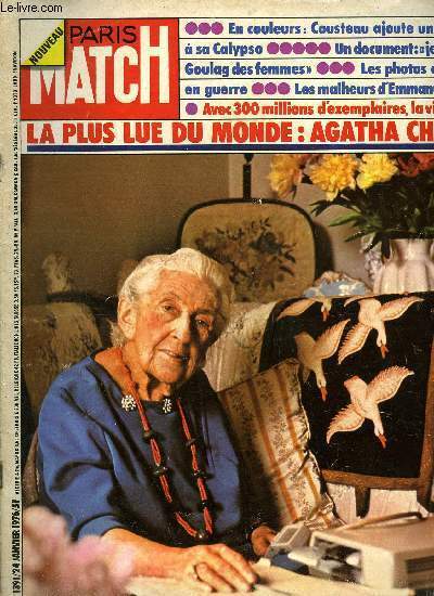 PARIS MATCH N° 1391 - Emmanuelle 2 face a la …