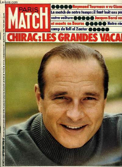 PARIS MATCH N° 1423 - Jacques Brel contre attaque : …