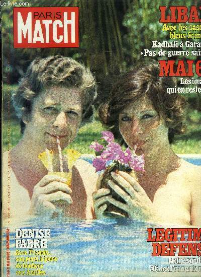 PARIS MATCH N° 1511 - Denise Fabre : c'est dans …