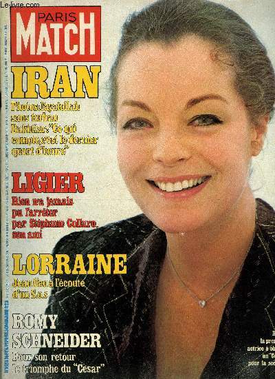 PARIS MATCH N° 1551 - Romy Schneider : elle n'a …