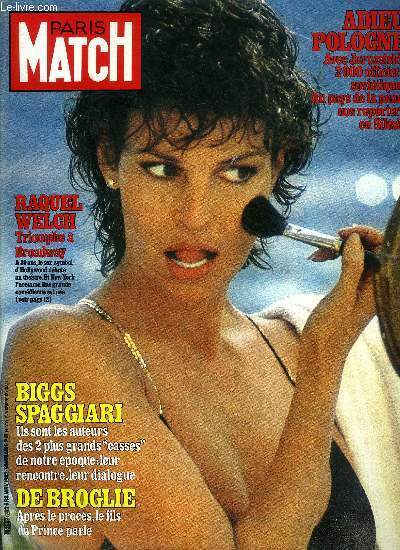 PARIS MATCH N° 1702 - Raquel Welch triomphe a Broadway, …