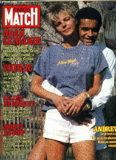 PARIS MATCH N° 1815 - Yannick Noah se marie : …