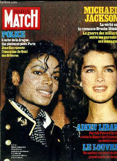 PARIS MATCH N° 1819 - Michael Jackson : avec Brooke …