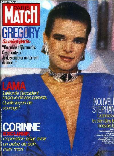 PARIS MATCH N° 1857 - Mariel Hemingway : le mariage …