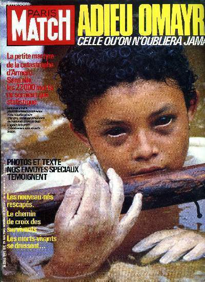 PARIS MATCH N° 1905 - Colombie : la tragédie d'Armero, …