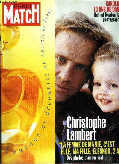 PARIS MATCH N° 2431 - Christophe Lambert : aujourd'hui, je …