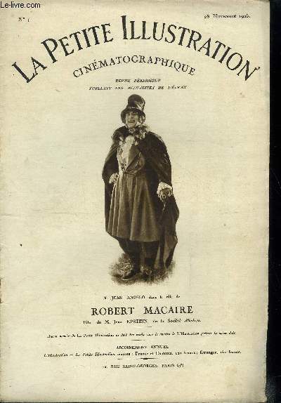 La petite illustration cinématographique n° 4 - Robert Macaire, film …