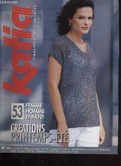 KATIA tendance à tricoter. créations printemps-été. No. 36