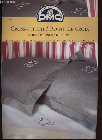 CROSS-STITCH / POINT DE CROIX heirloom linen / toi et …
