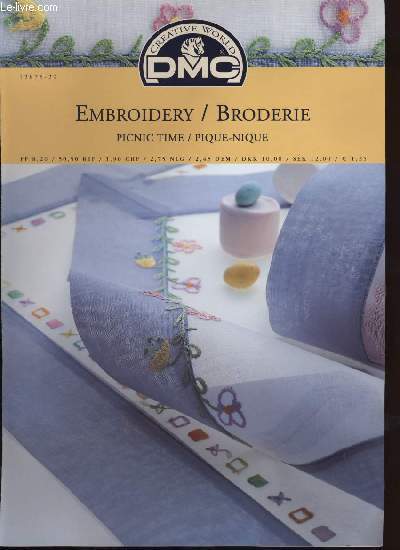 EMBROIDERY / BRODERIE picnic time / pîque-nique