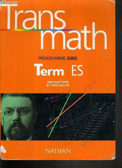 TRANS MATH TERMINALE ES.