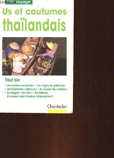 US ET COUTUMES THAÏLANDAIS.