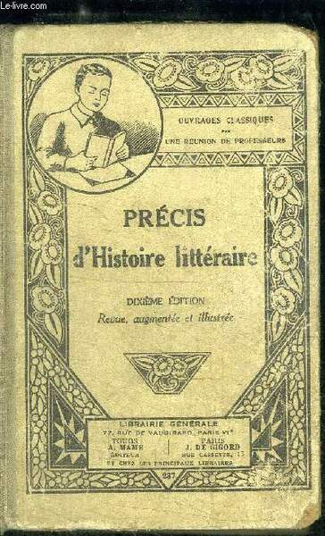 PRECIS D'HISTOIRE LITTERAIRE