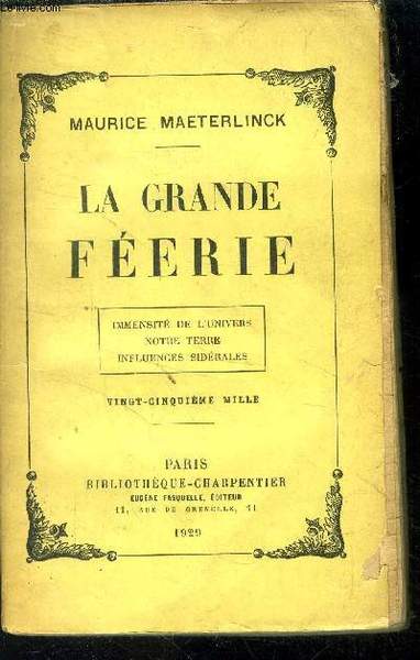 La grande f�erie Immensit� de l'Univers Notre Terre Influences sid�rales.